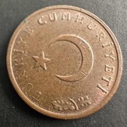 Türkiye 1 Kuruş 1970. Bronz