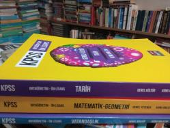 KPSS ORTAÖĞRETİM ÖNLİSANS GENEL KÜLTÜR TARİH - GENEL KÜLTÜR VATANDAŞLIK - GENEL YETENEK MATEMATİK GEOMETRİ TÜRKÇE KONU ANLATIMI SET (TEMİZ KİTAPLARDIR)