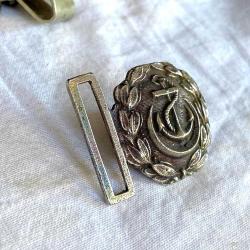 Antika Osmanlı Bahriye Subay Kemer Tokası