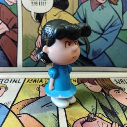 vintage ''Snoopy karakteri Lucy''orijinal figür oyuncak & 10 cm