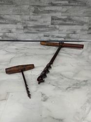 Antika Erken Cumhuriyet Dönemi El Yapımı Burgu Takımı (2 Adet)