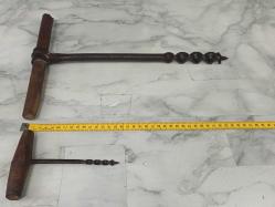 Antika Erken Cumhuriyet Dönemi El Yapımı Burgu Takımı (2 Adet)