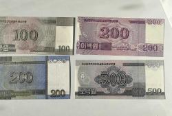 Kuzey Kore Nadir Hatıra Banknot Seti (8 Parça) - Sürşarjlı/Özel Baskı Paralar Dahil - Çil