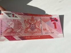 Trinidad ve Tobago 1 Dolar (2020) - Polimer Banknot - Çil Kondisyon - Ücretsiz Kargo