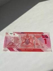 Trinidad ve Tobago 1 Dolar (2020) - Polimer Banknot - Çil Kondisyon - Ücretsiz Kargo