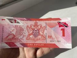 Trinidad ve Tobago 1 Dolar (2020) - Polimer Banknot - Çil Kondisyon - Ücretsiz Kargo