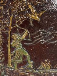 Sovyet Dönemi Ukrayna (1980'ler) Bakır Rölyef Tablo