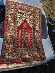 ESKİLERDEN SARAY YÜN SECCADE 80X125 VİNTAGE ÇOK TEMİZ SAĞLAM