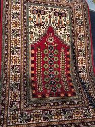 ESKİLERDEN SARAY YÜN SECCADE 80X125 VİNTAGE ÇOK TEMİZ SAĞLAM