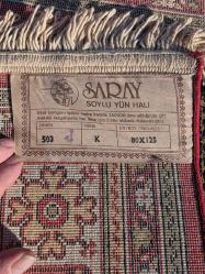 ESKİLERDEN SARAY YÜN SECCADE 80X125 VİNTAGE ÇOK TEMİZ SAĞLAM