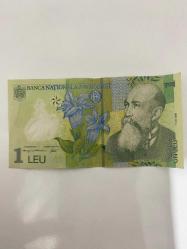 Romanya 1 Leu (2005) - Nicolae Iorga - Polimer (Plastik) Banknot