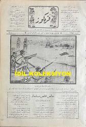 Osmanlıca Karagöz Mizah Dergisi-Gazetesi, Orijinal Dönem Basım, (Ottoman Magazine-Newspaper-Journal Illustré Cara-Gueuz) - 17 Mayıs 1924 - Sayı: 1687 - Hicri: 14 Şevval 1342 - Rumi: 17 Mayıs 1342 - Karikatür: Halep'in Türk Topraklarında 