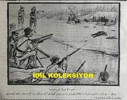 Osmanlıca Karagöz Mizah Dergisi-Gazetesi, Orijinal Dönem Basım, (Ottoman Magazine-Newspaper-Journal Illustré Cara-Gueuz) - 17 Mayıs 1924 - Sayı: 1687 - Hicri: 14 Şevval 1342 - Rumi: 17 Mayıs 1342 - Karikatür: Halep'in Türk Topraklarında 