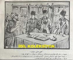 Osmanlıca Karagöz Mizah Dergisi-Gazetesi, Orijinal Dönem Basım, (Ottoman Magazine-Newspaper-Journal Illustré Cara-Gueuz) - 17 Mayıs 1924 - Sayı: 1687 - Hicri: 14 Şevval 1342 - Rumi: 17 Mayıs 1342 - Karikatür: Halep'in Türk Topraklarında 
