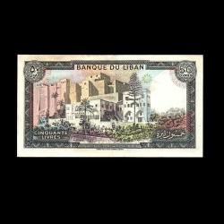 LÜBNAN (1988) - 50 Livres (ÇÇT 8,0/10)