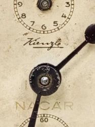 Antika Kienzle & Nacar Çift Çanlı Masa Saati - Aktif Çalışır Durumda