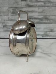 Antika Kienzle & Nacar Çift Çanlı Masa Saati - Aktif Çalışır Durumda