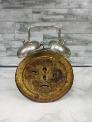 Antika Kienzle & Nacar Çift Çanlı Masa Saati - Aktif Çalışır Durumda