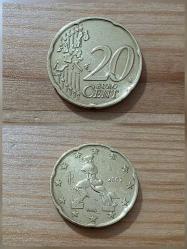 20 Euro Cent İtalya  (2002)