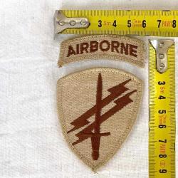 2002 ABD ordusu Hava İndirme Birliği Arması - Kabil Afganistan