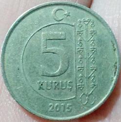 5 KURUŞ, 2015 ÇÇT