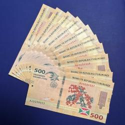 Burundi 500 Frank 2023. Çil. Adet Fiyatıdır.