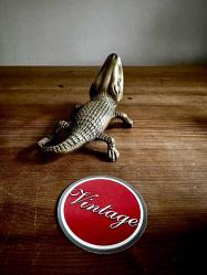 Vintage Alman yapımı 70'ler dönemi pirinç 400gr heykel, KOLEKSİYONLUK