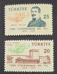 1959 TÜRK TİYATROSU' NUN 100. YILI, MNH