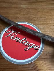 70'ler Çok Nadir Bronz Kalem işçilikli Mintatür Korsan Kılıcı , 19cm.