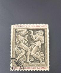 Fransa Pulu - France Stamp - Postadan Geçmiş Pul Filateli - Emile Antoine Bourdelle'in 