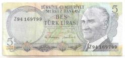 .Emisyon 5 LİRA “Z94” SERİSİ / 2.Tertip