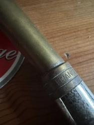 Antika 19.yy. Fransız Bronz  Av / Sinyal Borusu – LESS FRANCE Damgalı – Çok Güçlü Ses, Koleksiyonluk