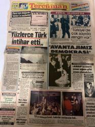 TERCÜMAN GAZETESİ - DOĞUM GÜNÜ HEDİYESİ (TURKISH NEWSPAPPER)  - 10 ŞUBAT 1985 - SADECE DÖRT SAYFADIR -Kenan Evren-Turgut Sunalp-Nevzat Ercan-Yıldırım Avcı-Ali Coşkun-Rıza Ulucak-Fahri Armaoğlu-Abdullah Nebioğlu-Servet Kabaklı-Rauf Tamer-Ahmet Kabaklı-Yahya Kemal Beyatlı-Şarık Tara-George Bush-Genç Yurdunur-Nurte Bayraktar-Talip Oksay-Ahmet Altıntaş-Alptemoçin-Osman Kibar-Melen Haklar geri alınamaz-Yüzlerce Türk intihar etti-Avantajımız demokrasi-Türkiye’de çok sayıda zengin var-Bulgaristan’a karşı tedbir alınmalıdır-TV’yi videoyu bırak kadınlar matinesine bak-Kongrede kavga çıktı ANAP’ın ömrü çınar ağacı gibi uzun olacaktır-Annesini ve iki kızkardeşini öldürmüştü-İdamdan kurtulmak için ölüm ameliyatını göze aldı-Nihayet adalet tecelli ediyor-Alışveriş grama düştü-Washington’da Türk ekonomisi semineri-İthalat genişliyor-Müşteriye fiş vermeyene 2 bin 500 lira ceza kesilecek-Bankalar karşılıksız çekleri de ödeyecek-Özal’ın işi zor-Kavgalı belediyeler-Darağacının gölgesinde İbrahim Çiftçi