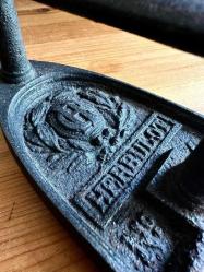 1900 başları fransız Antika soba ütüsü...NADİR,KOLEKSİYONLUK