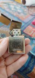 Orijinal Zippo Çakmak (2001 A01 – Made in U.S.A, Pirinç Gövde, Yıldız Amblemli)