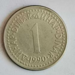 YUGOSLAVYA  1990  1  DİNAR