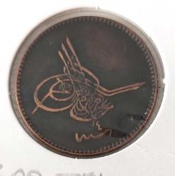 1277-4 SULTAN ABDÜLAZİZ BAKIR 10 PARA ORİJİNAL Y2TT3 NADİR