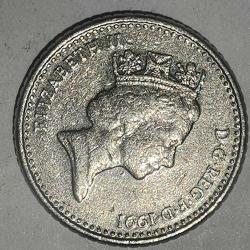 İNGİLTERE  1991    5  PENCE