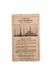 Plan of Istanbul for Tourists - İstanbul Haritası 55x40 cm *Ali Saim Ülgen *Mehmed Münim Eser *Printed by J. A. Abajoli