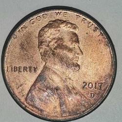 AMERİKA  2017 D   1 CENT