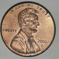 AMERİKA  2006 D     1 CENT