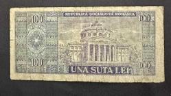 1966 Romanya 100 lei - iyi
