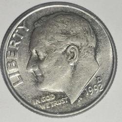 AMERİKA  1992  D     1 DİME