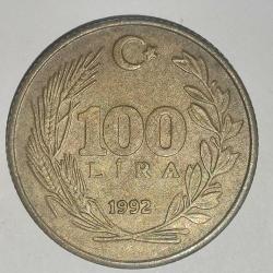TÜRKİYE  1992   100  LİRA