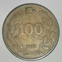 TÜRKİYE  1992   100  LİRA
