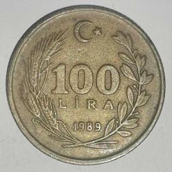 TÜRKİYE  1989   100  LİRA