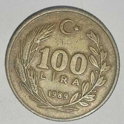 TÜRKİYE  1989   100  LİRA