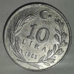 TÜRKİYE  1985   10  LİRA