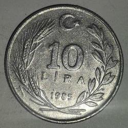 TÜRKİYE  1985   10  LİRA