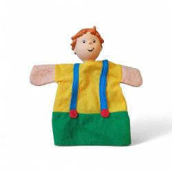 vintage caillou rosa orijinal el kuklası